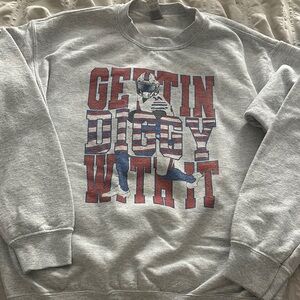 NFL custom Stefon Diggs crewneck sweater